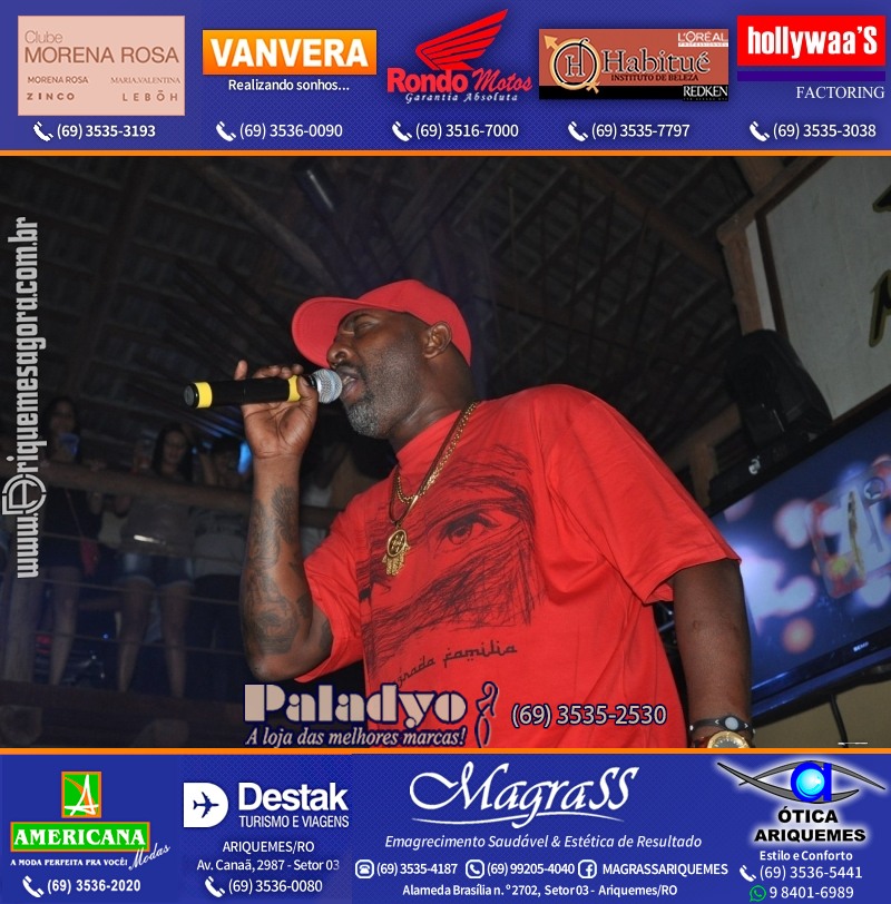 VAMOS LEMBRAR do Show Mr. Catra na V8 Music Hall 2012 em Ariquemes