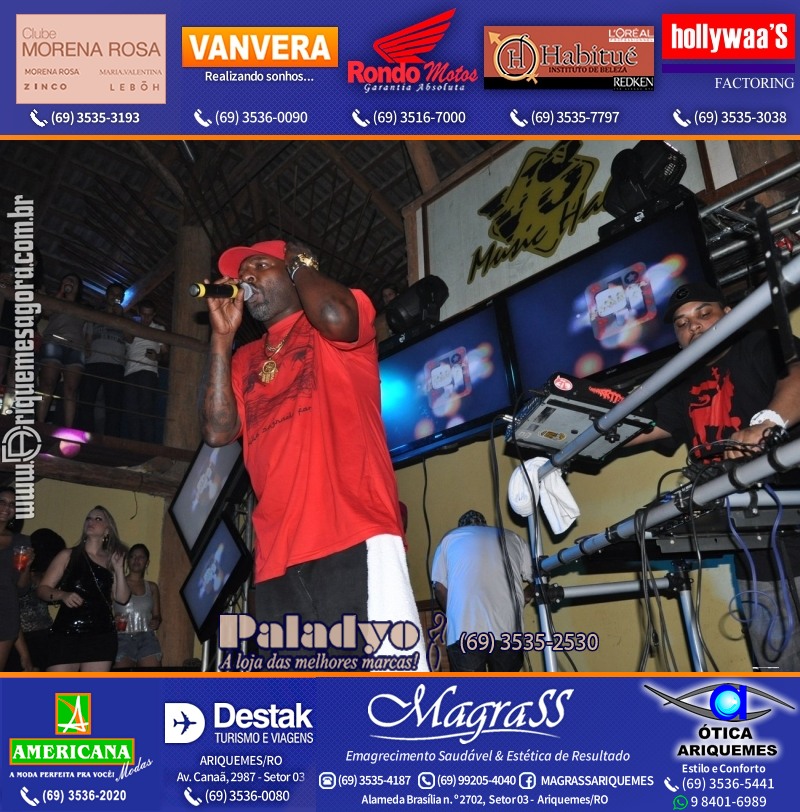 VAMOS LEMBRAR do Show Mr. Catra na V8 Music Hall 2012 em Ariquemes