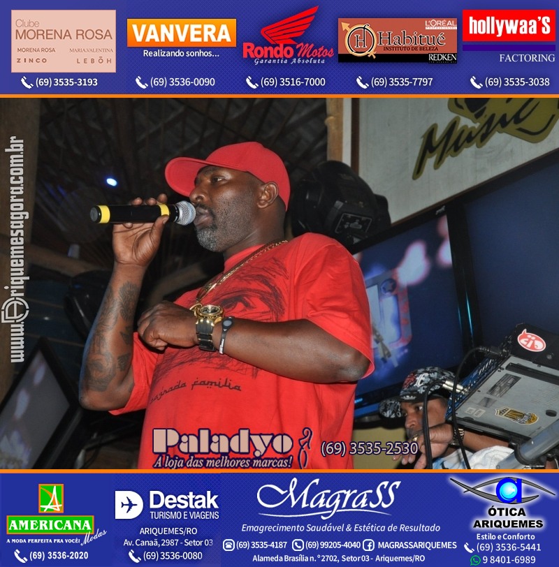 VAMOS LEMBRAR do Show Mr. Catra na V8 Music Hall 2012 em Ariquemes