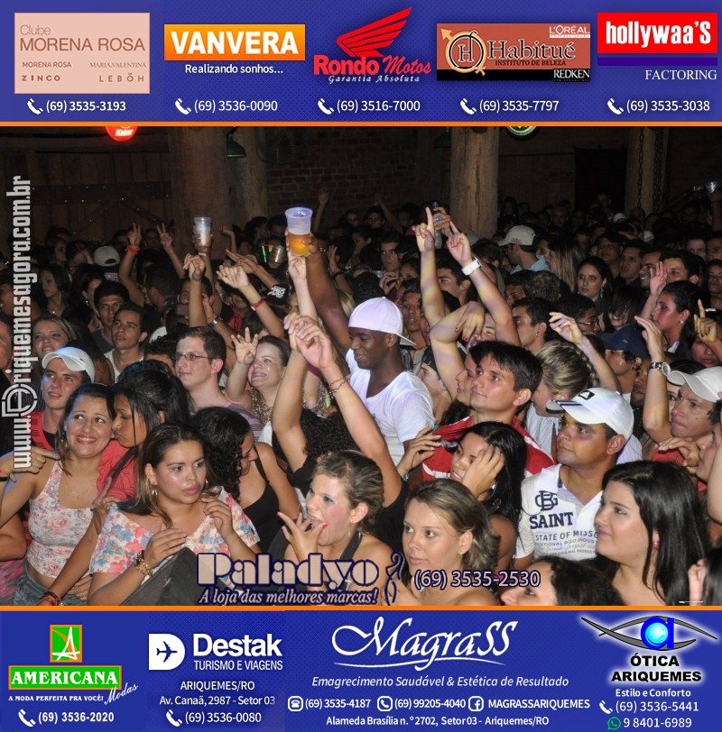 VAMOS LEMBRAR do Show Mr. Catra na V8 Music Hall 2012 em Ariquemes