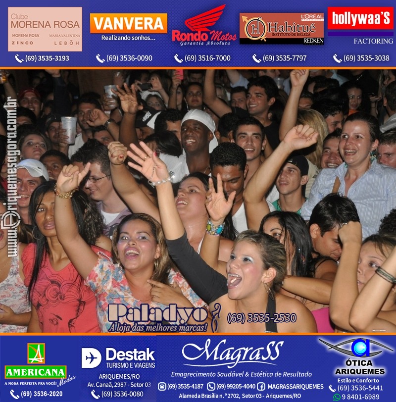 VAMOS LEMBRAR do Show Mr. Catra na V8 Music Hall 2012 em Ariquemes