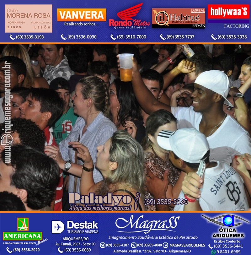 VAMOS LEMBRAR do Show Mr. Catra na V8 Music Hall 2012 em Ariquemes