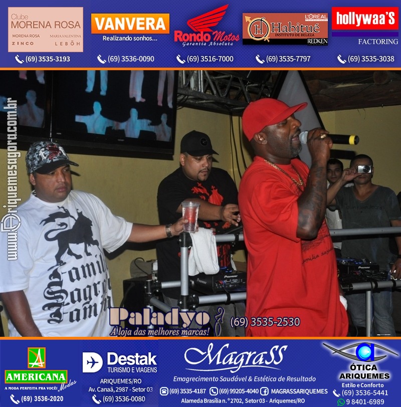 VAMOS LEMBRAR do Show Mr. Catra na V8 Music Hall 2012 em Ariquemes