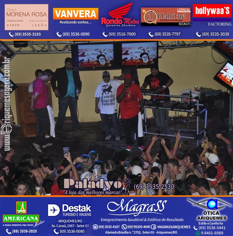VAMOS LEMBRAR do Show Mr. Catra na V8 Music Hall 2012 em Ariquemes