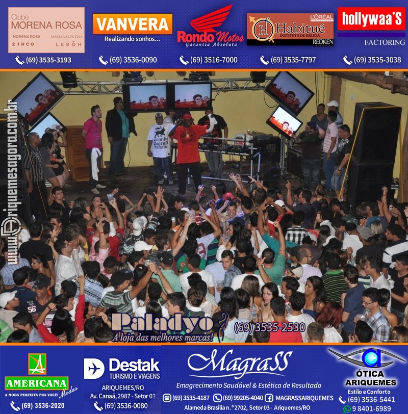 VAMOS LEMBRAR do Show Mr. Catra na V8 Music Hall 2012 em Ariquemes