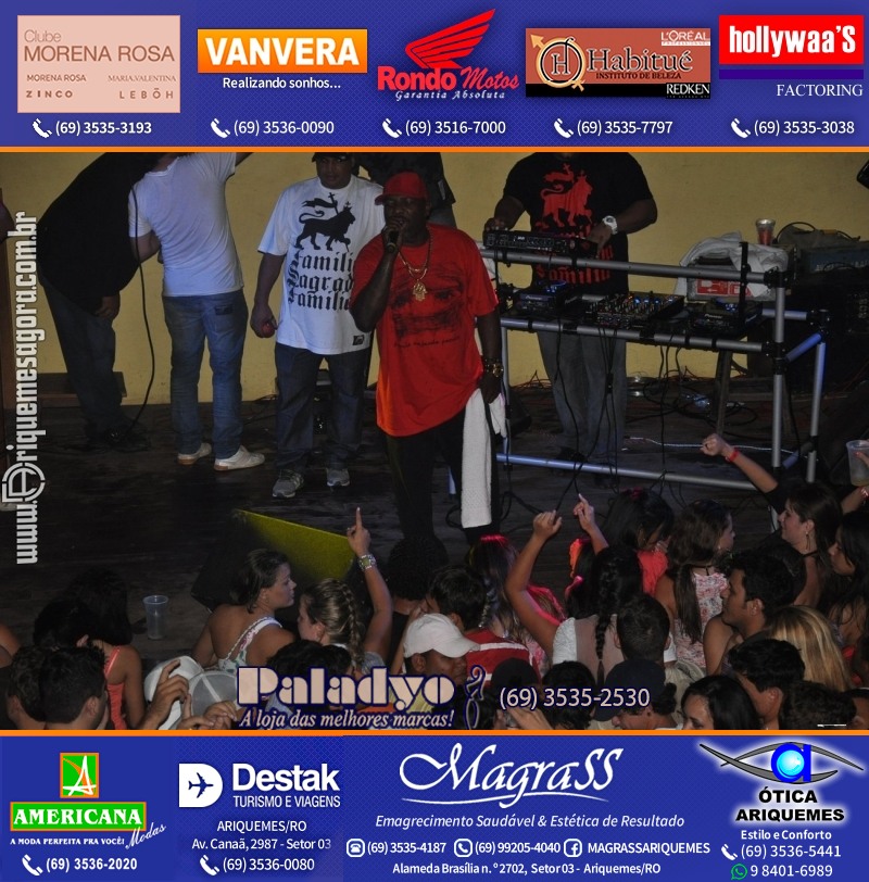 VAMOS LEMBRAR do Show Mr. Catra na V8 Music Hall 2012 em Ariquemes