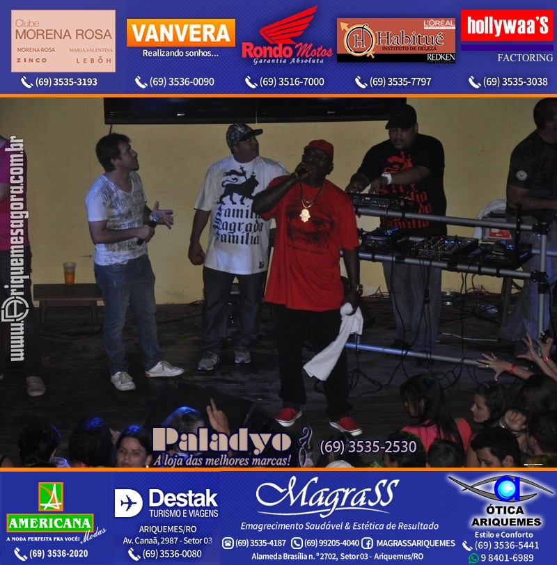 VAMOS LEMBRAR do Show Mr. Catra na V8 Music Hall 2012 em Ariquemes