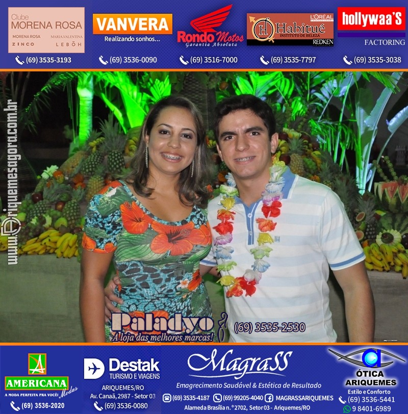 VAMOS LEMBRAR Uma Noite no Hawaii 2012 em Ariquemes