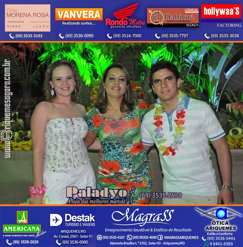 VAMOS LEMBRAR Uma Noite no Hawaii 2012 em Ariquemes