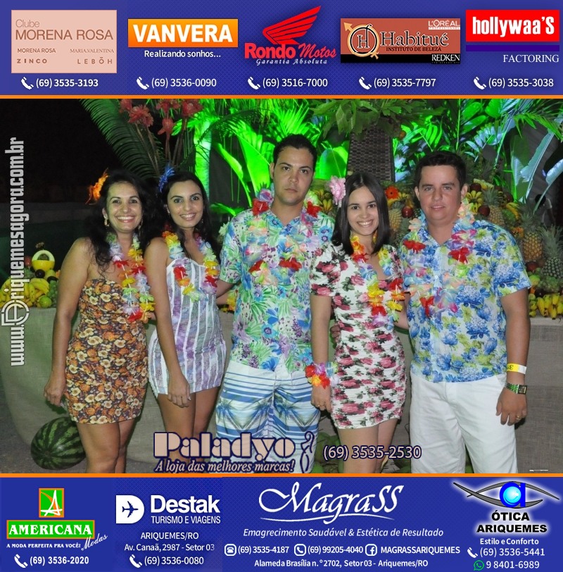 VAMOS LEMBRAR Uma Noite no Hawaii 2012 em Ariquemes