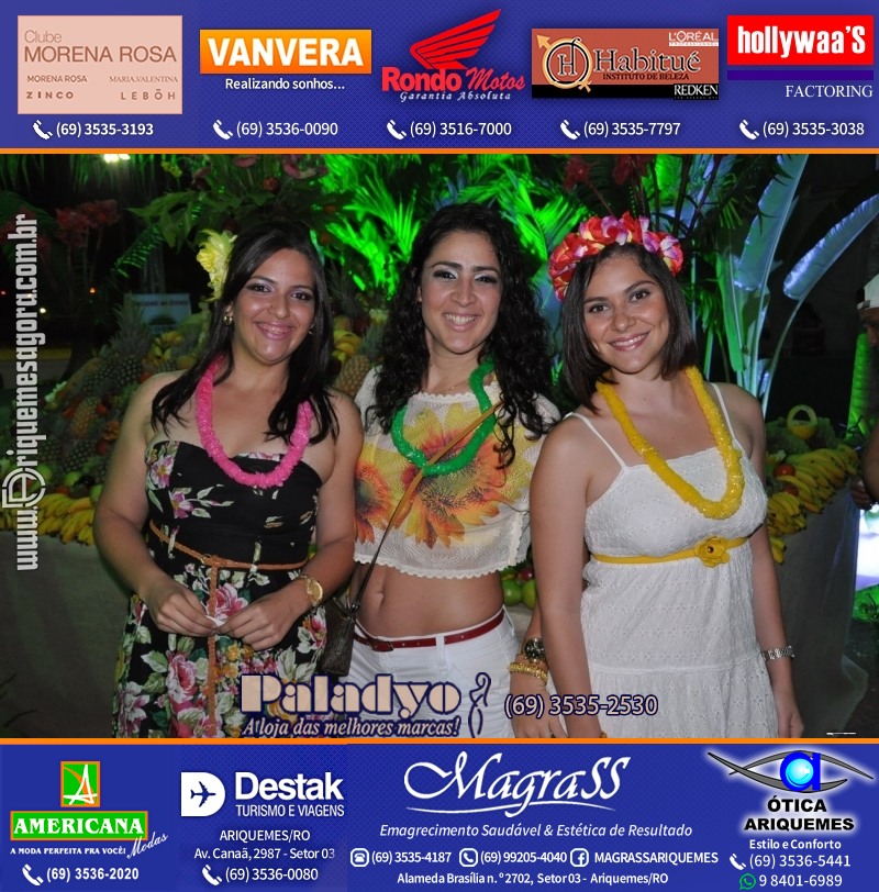 VAMOS LEMBRAR Uma Noite no Hawaii 2012 em Ariquemes