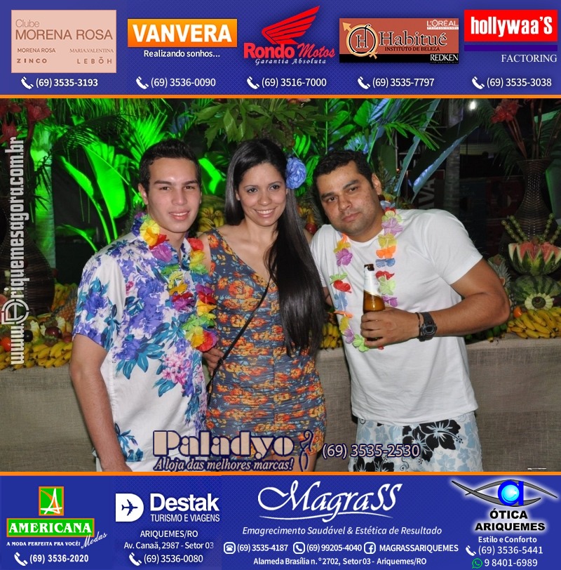 VAMOS LEMBRAR Uma Noite no Hawaii 2012 em Ariquemes