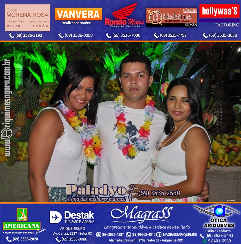 VAMOS LEMBRAR Uma Noite no Hawaii 2012 em Ariquemes