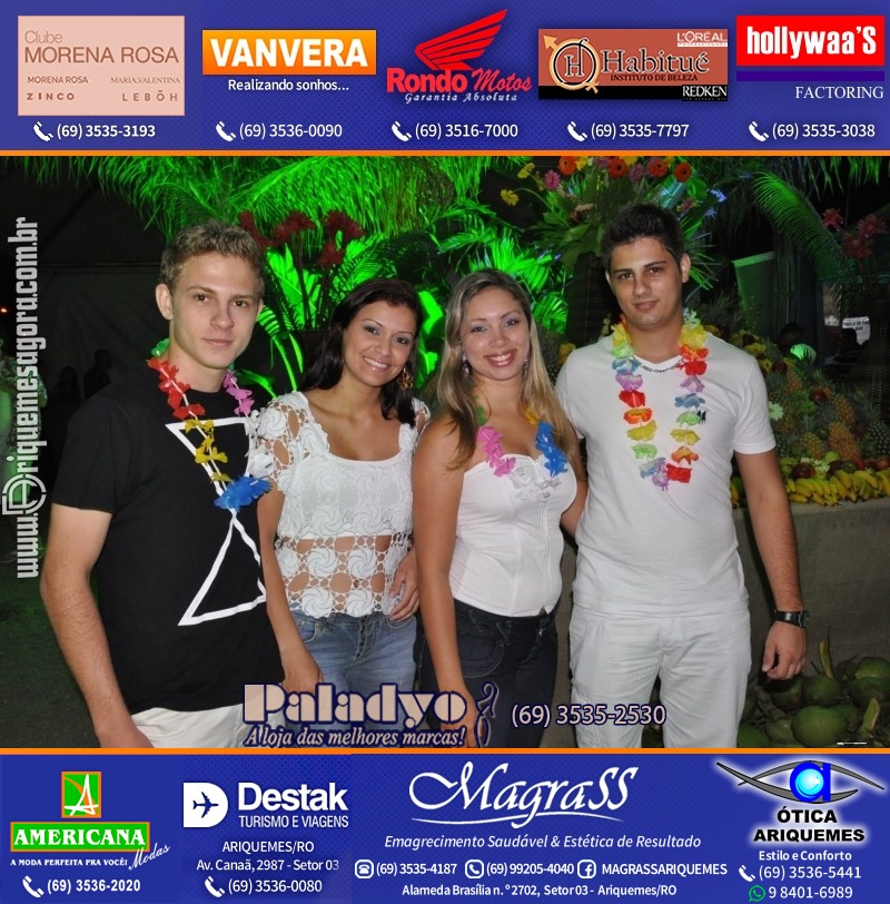 VAMOS LEMBRAR Uma Noite no Hawaii 2012 em Ariquemes