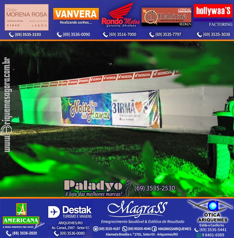 VAMOS LEMBRAR Uma Noite no Hawaii 2012 em Ariquemes
