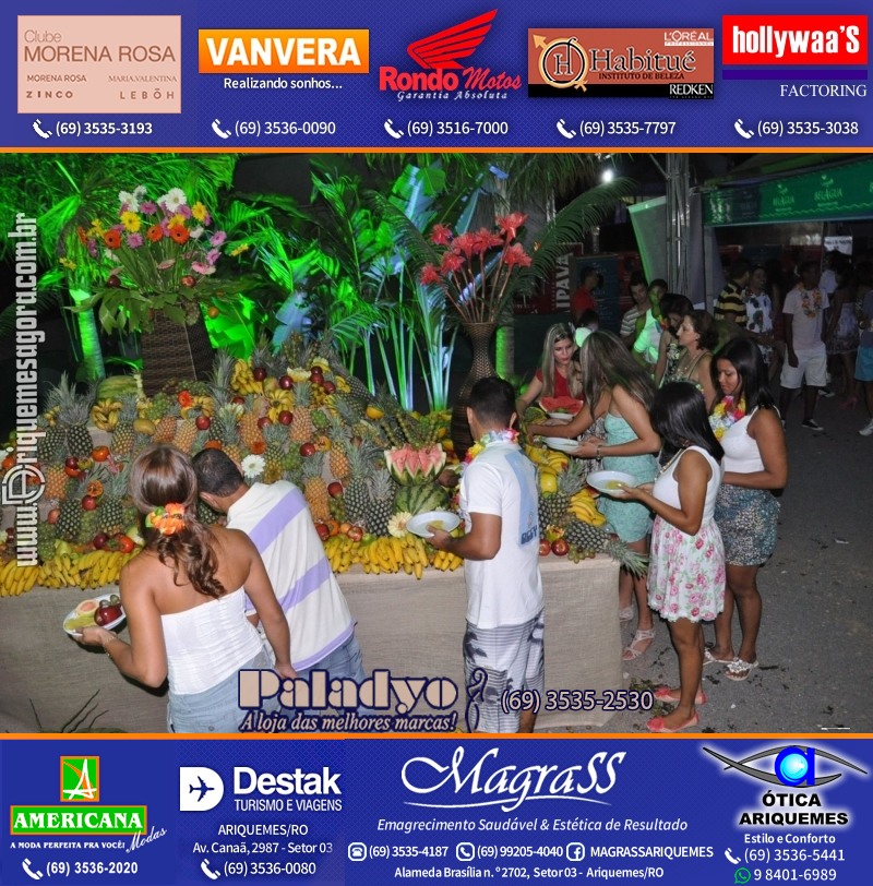 VAMOS LEMBRAR Uma Noite no Hawaii 2012 em Ariquemes