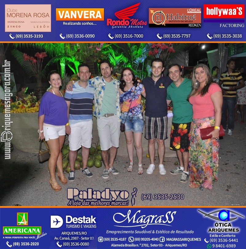 VAMOS LEMBRAR Uma Noite no Hawaii 2012 em Ariquemes