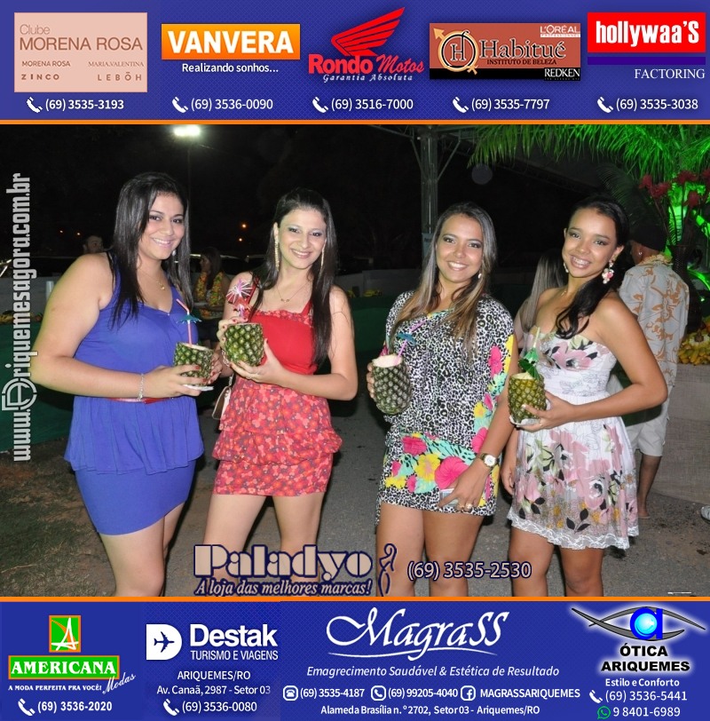 VAMOS LEMBRAR Uma Noite no Hawaii 2012 em Ariquemes