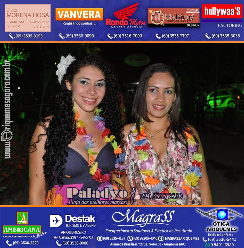 VAMOS LEMBRAR Uma Noite no Hawaii 2012 em Ariquemes