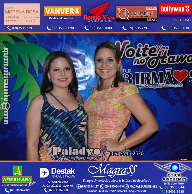 VAMOS LEMBRAR Uma Noite no Hawaii 2012 em Ariquemes