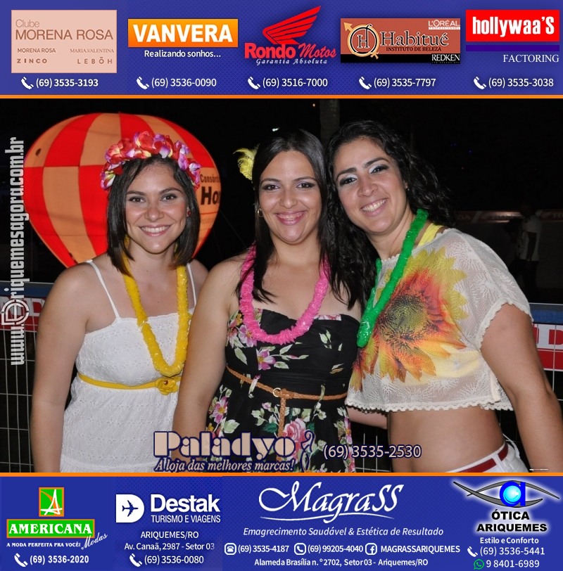 VAMOS LEMBRAR Uma Noite no Hawaii 2012 em Ariquemes