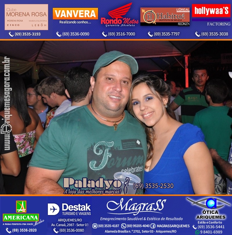 VAMOS LEMBRAR Uma Noite no Hawaii 2012 em Ariquemes