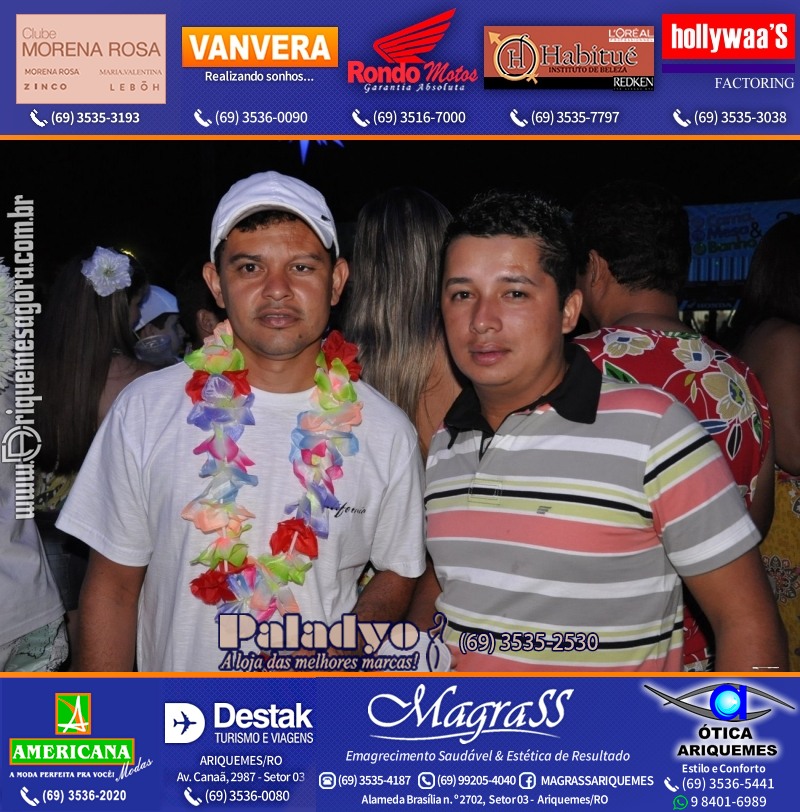 VAMOS LEMBRAR Uma Noite no Hawaii 2012 em Ariquemes