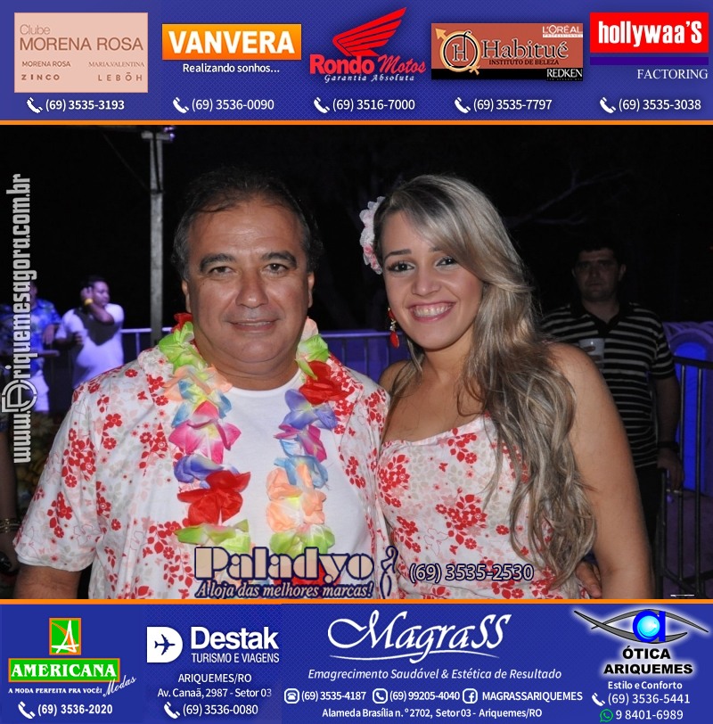 VAMOS LEMBRAR Uma Noite no Hawaii 2012 em Ariquemes