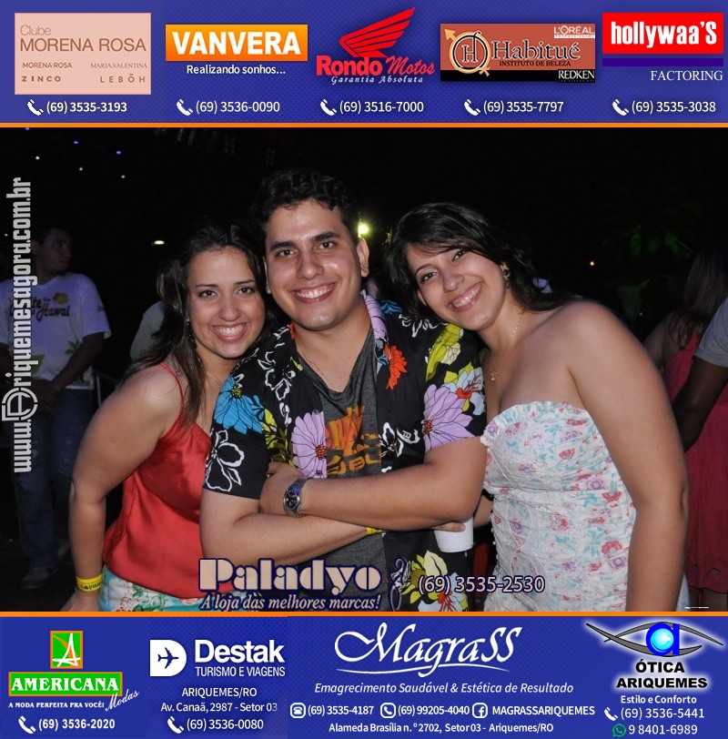 VAMOS LEMBRAR Uma Noite no Hawaii 2012 em Ariquemes