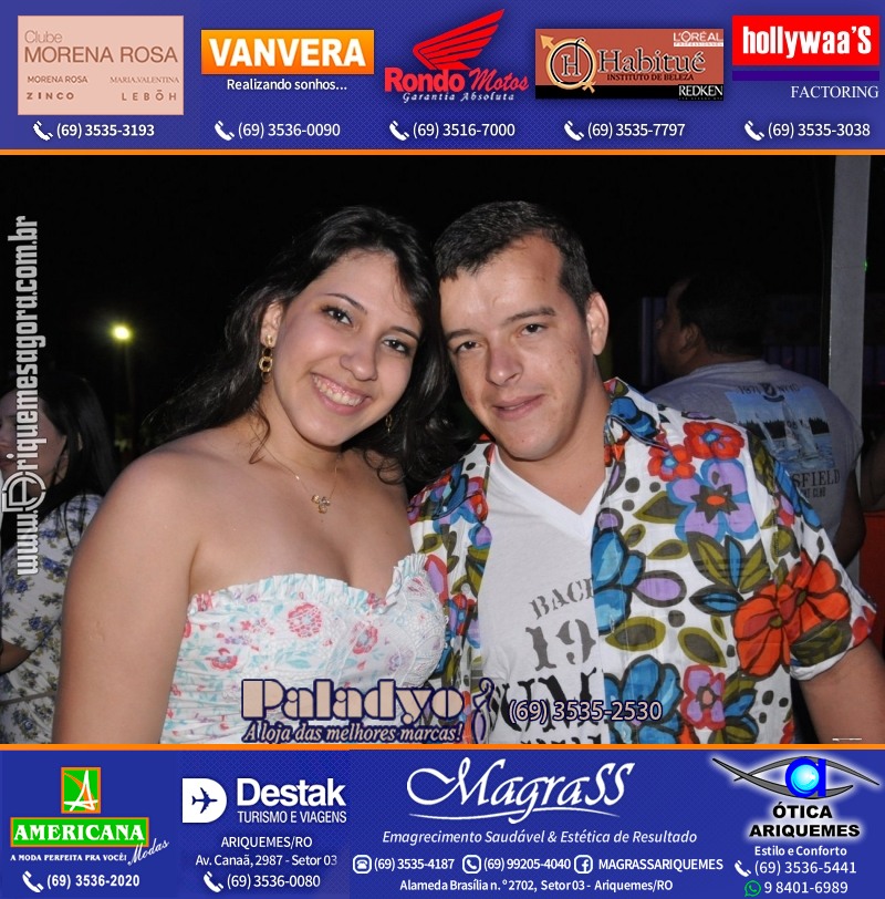 VAMOS LEMBRAR Uma Noite no Hawaii 2012 em Ariquemes