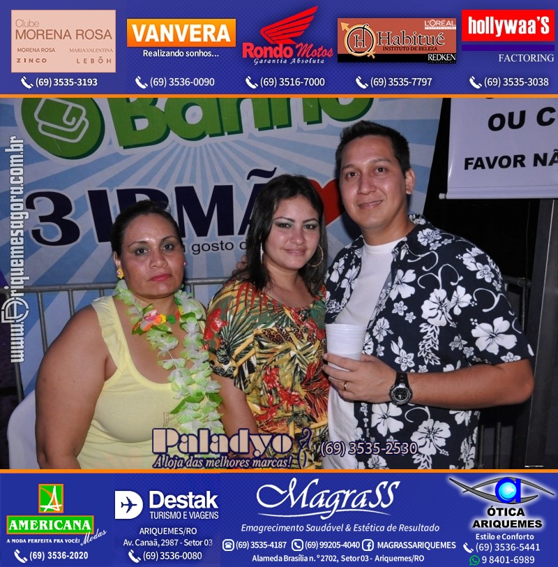 VAMOS LEMBRAR Uma Noite no Hawaii 2012 em Ariquemes
