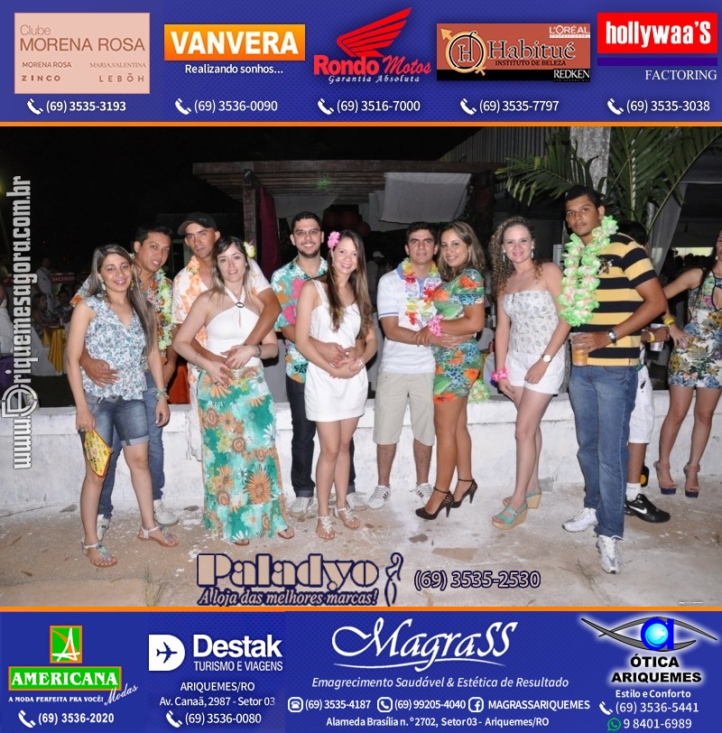 VAMOS LEMBRAR Uma Noite no Hawaii 2012 em Ariquemes