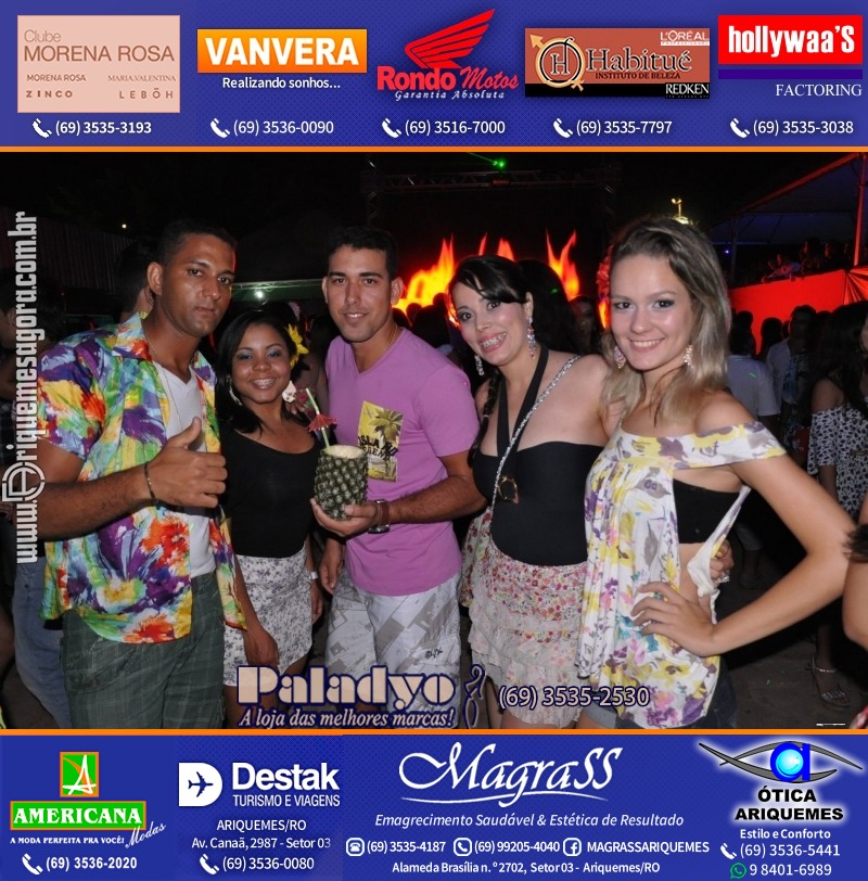 VAMOS LEMBRAR Uma Noite no Hawaii 2012 em Ariquemes