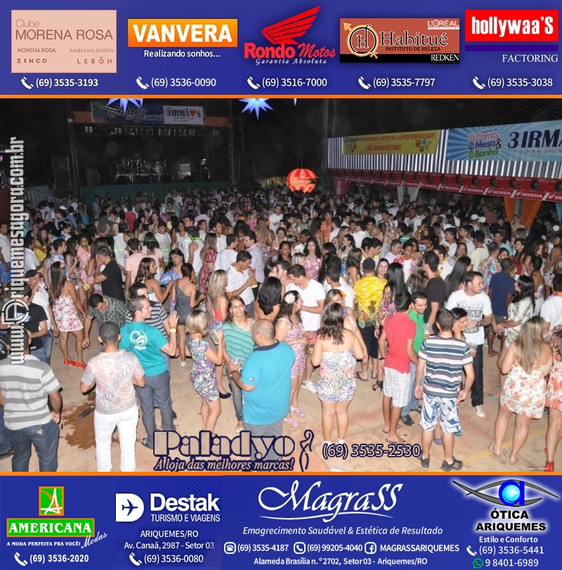 VAMOS LEMBRAR Uma Noite no Hawaii 2012 em Ariquemes