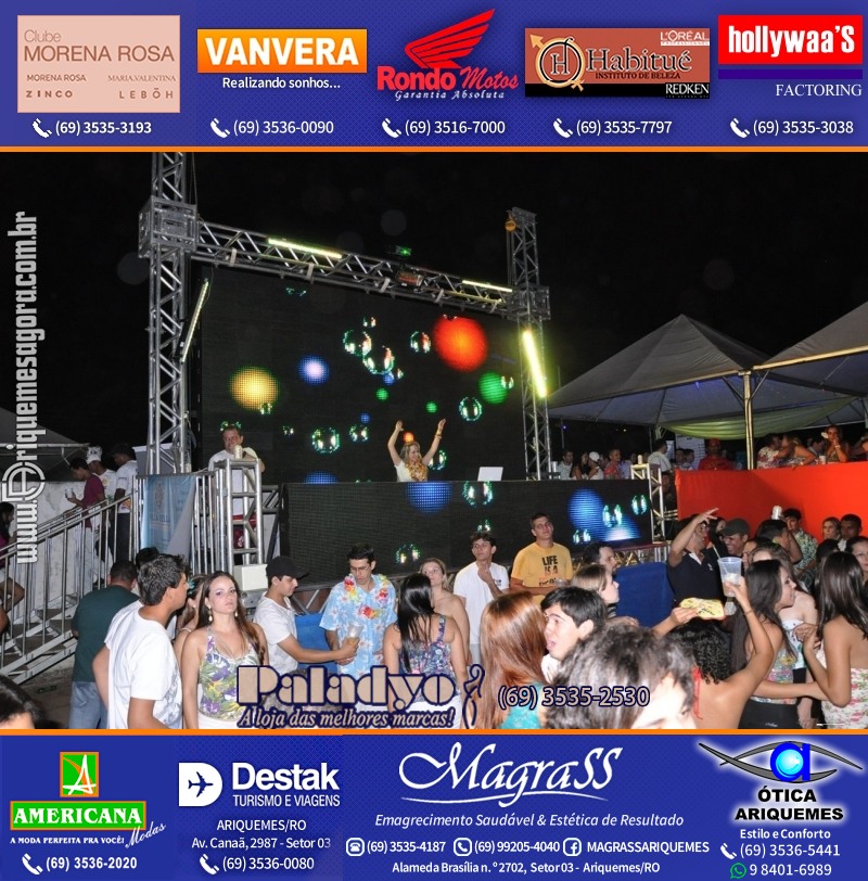 VAMOS LEMBRAR Uma Noite no Hawaii 2012 em Ariquemes