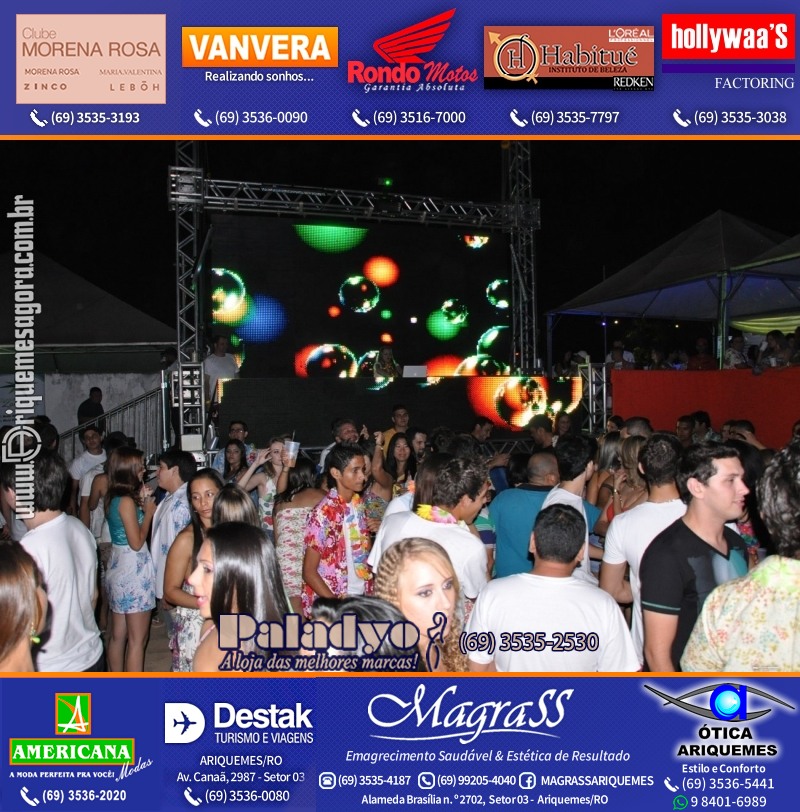 VAMOS LEMBRAR Uma Noite no Hawaii 2012 em Ariquemes