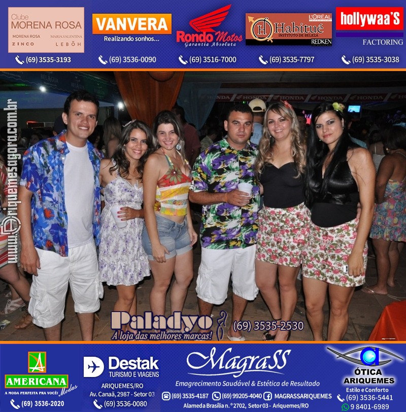 VAMOS LEMBRAR Uma Noite no Hawaii 2012 em Ariquemes