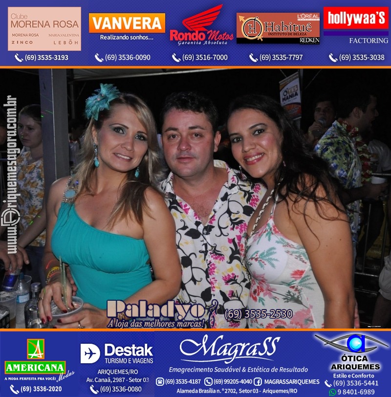 VAMOS LEMBRAR Uma Noite no Hawaii 2012 em Ariquemes