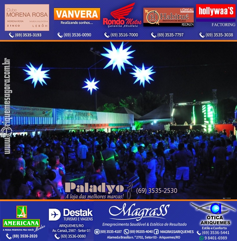 VAMOS LEMBRAR Uma Noite no Hawaii 2012 em Ariquemes