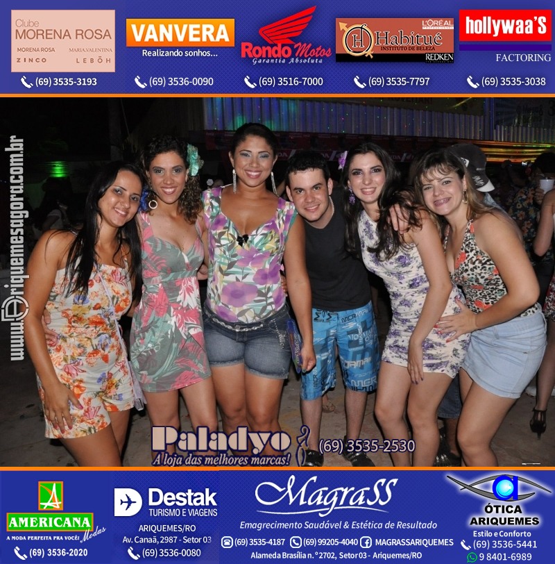 VAMOS LEMBRAR Uma Noite no Hawaii 2012 em Ariquemes