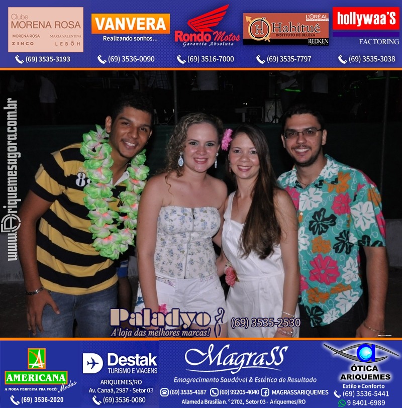 VAMOS LEMBRAR Uma Noite no Hawaii 2012 em Ariquemes