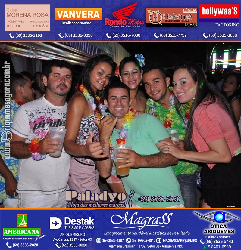 VAMOS LEMBRAR Uma Noite no Hawaii 2012 em Ariquemes