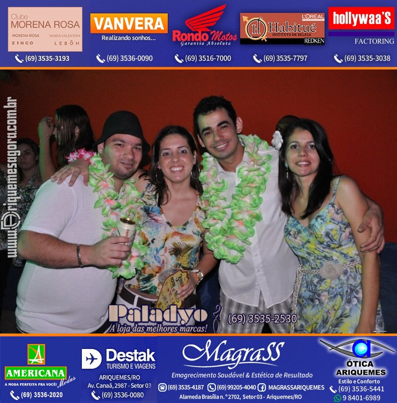 VAMOS LEMBRAR Uma Noite no Hawaii 2012 em Ariquemes