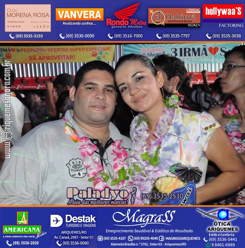 VAMOS LEMBRAR Uma Noite no Hawaii 2012 em Ariquemes