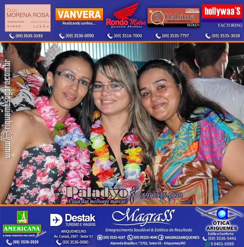 VAMOS LEMBRAR Uma Noite no Hawaii 2012 em Ariquemes