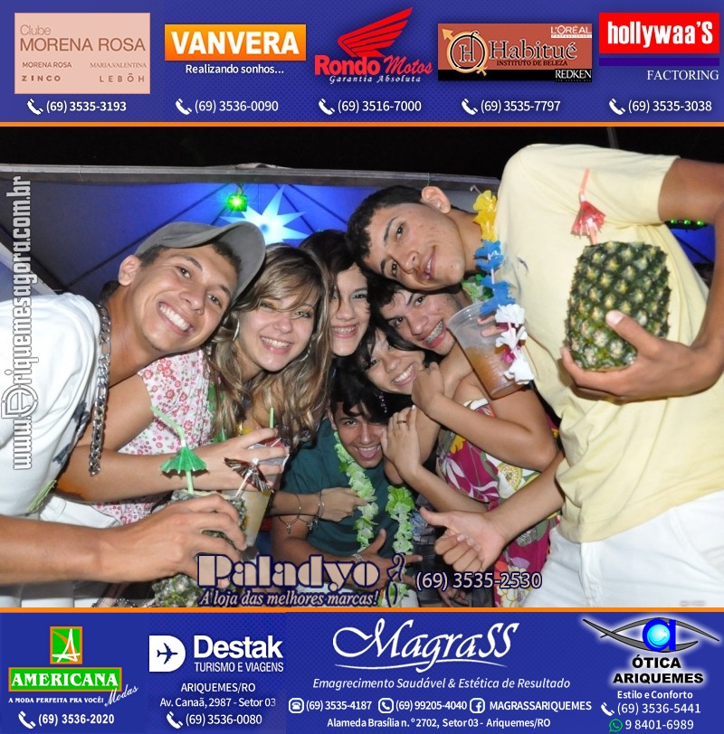 VAMOS LEMBRAR Uma Noite no Hawaii 2012 em Ariquemes