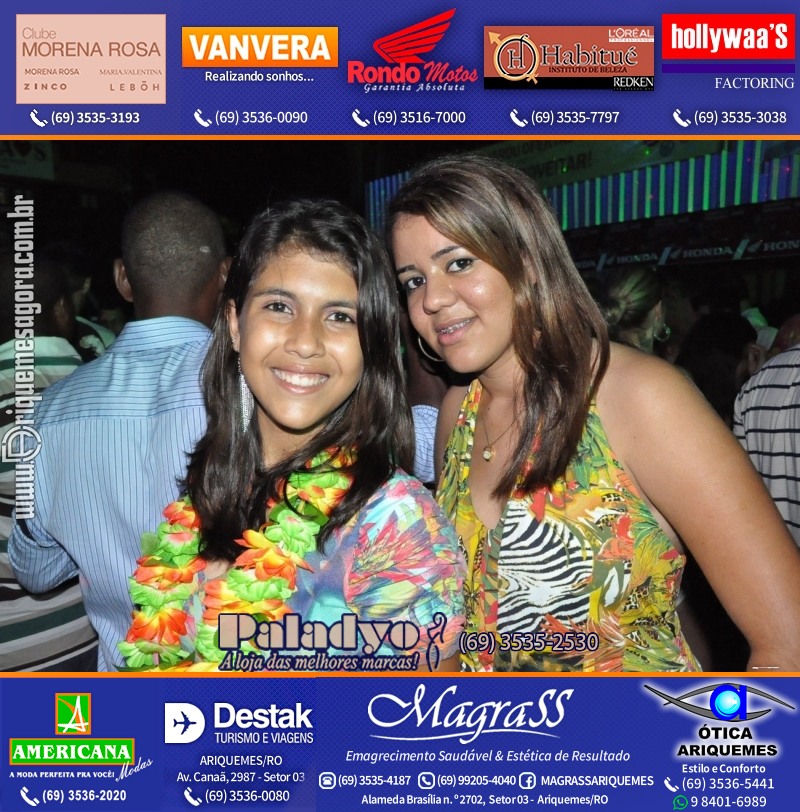 VAMOS LEMBRAR Uma Noite no Hawaii 2012 em Ariquemes