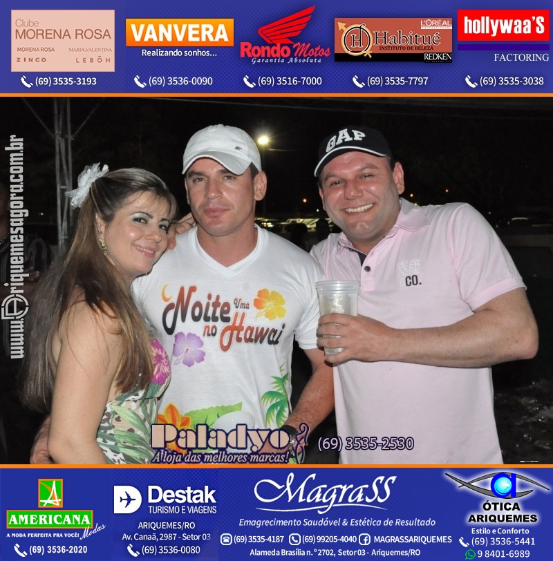 VAMOS LEMBRAR Uma Noite no Hawaii 2012 em Ariquemes