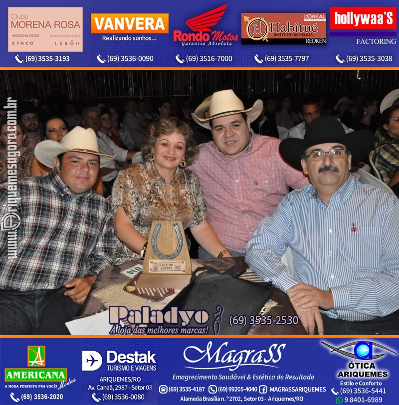 VAMOS LEMBRAR da EXPOARI 2012- Baile do Cowboy em Ariquemes