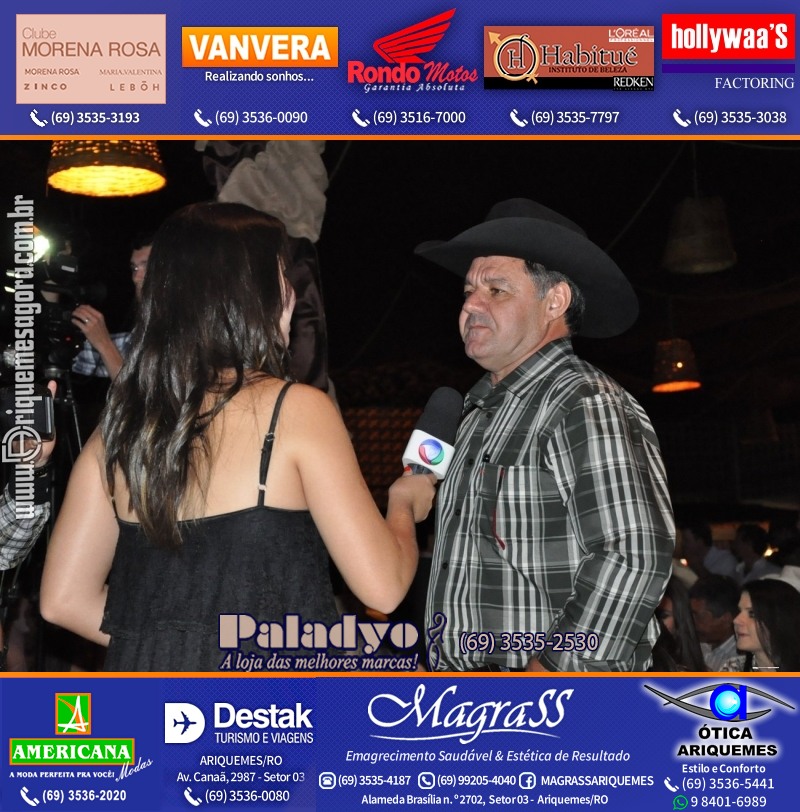 VAMOS LEMBRAR da EXPOARI 2012- Baile do Cowboy em Ariquemes